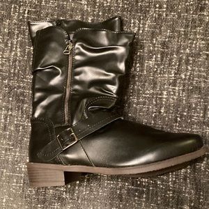 Black ankle boots